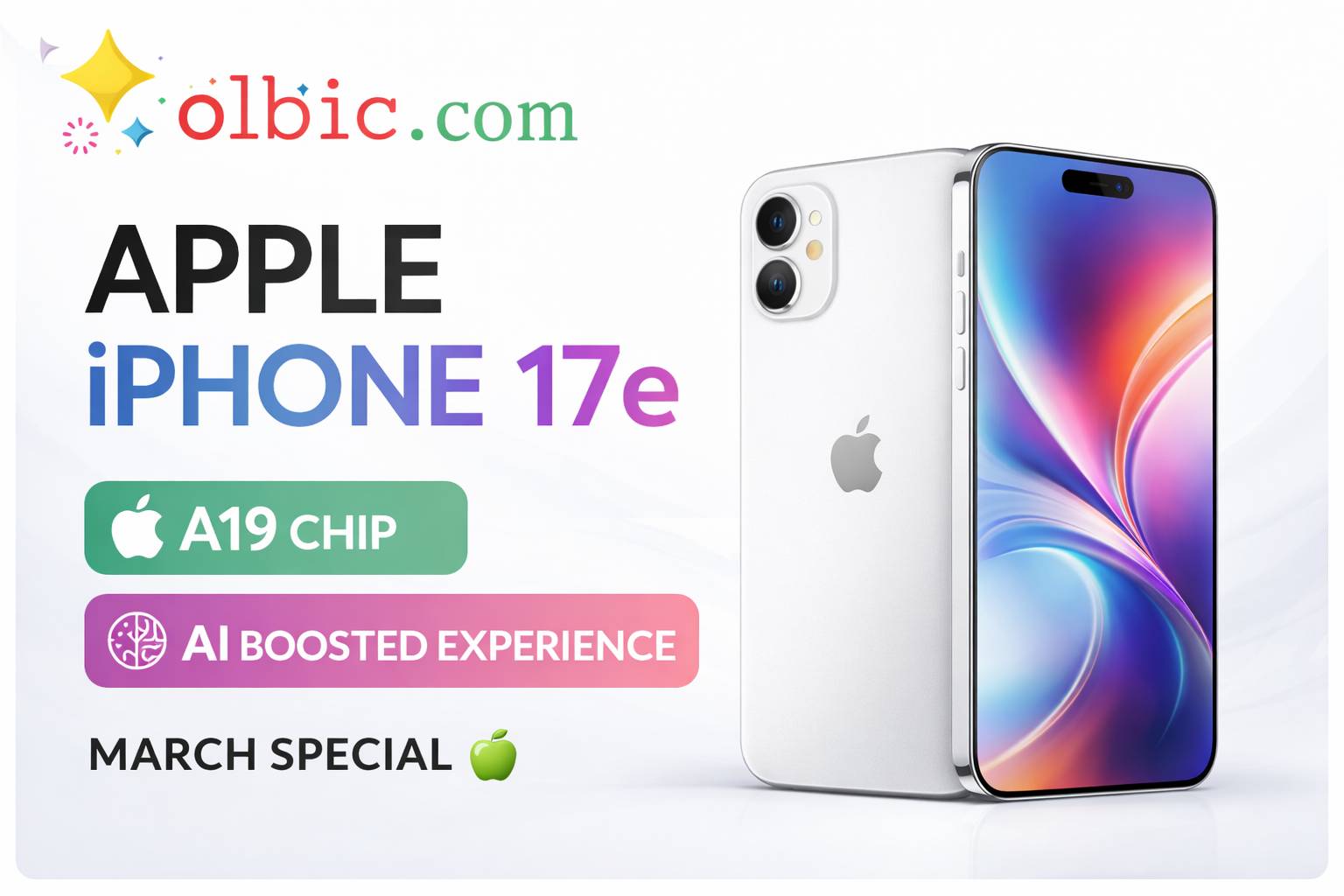 Apple iPhone 17e – A19 Chip & AI Boosted Experience (March Special) 🍏