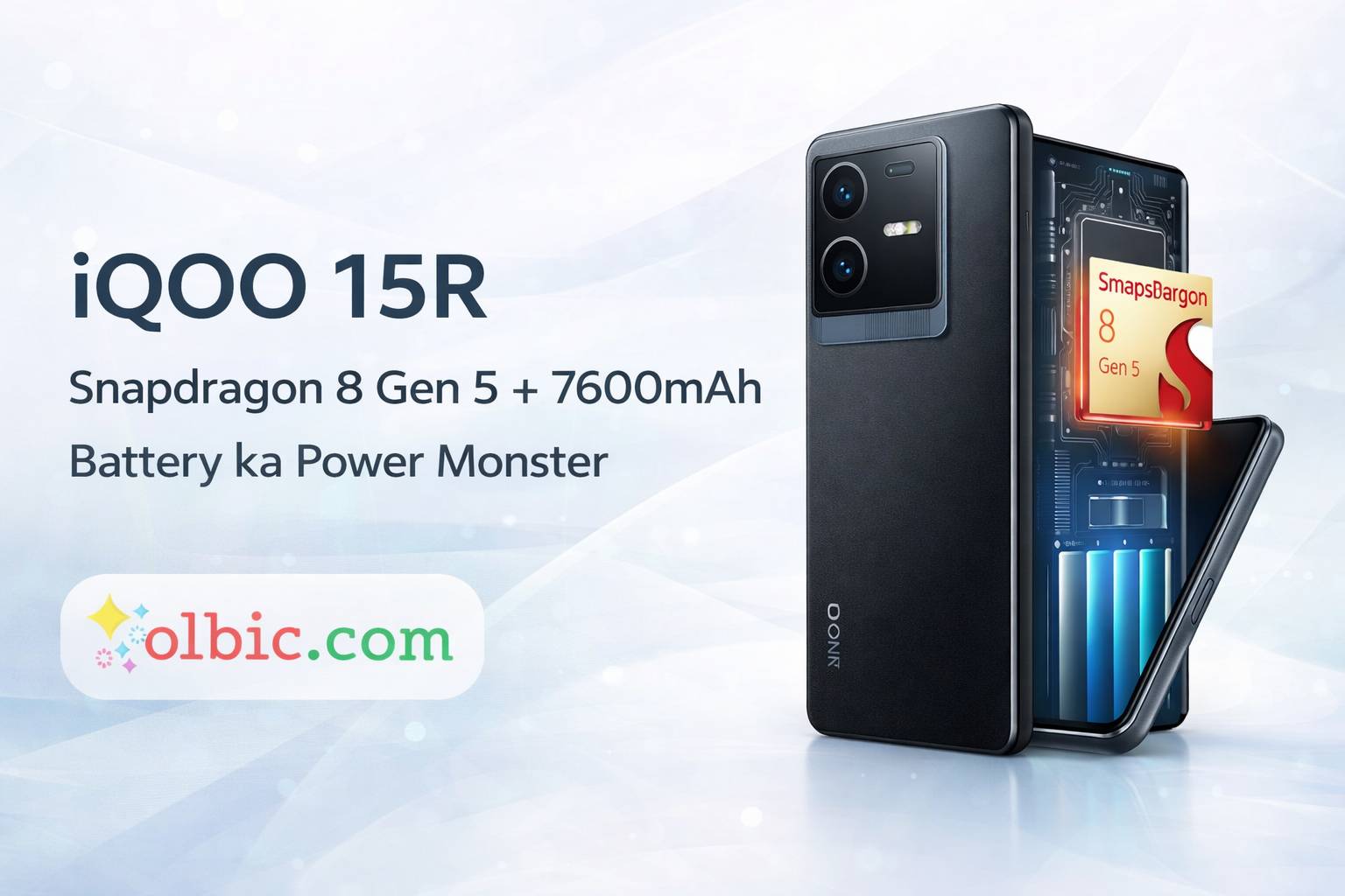 iQOO 15R – Snapdragon 8 Gen 5 + 7600mAh Battery ka Power Monster